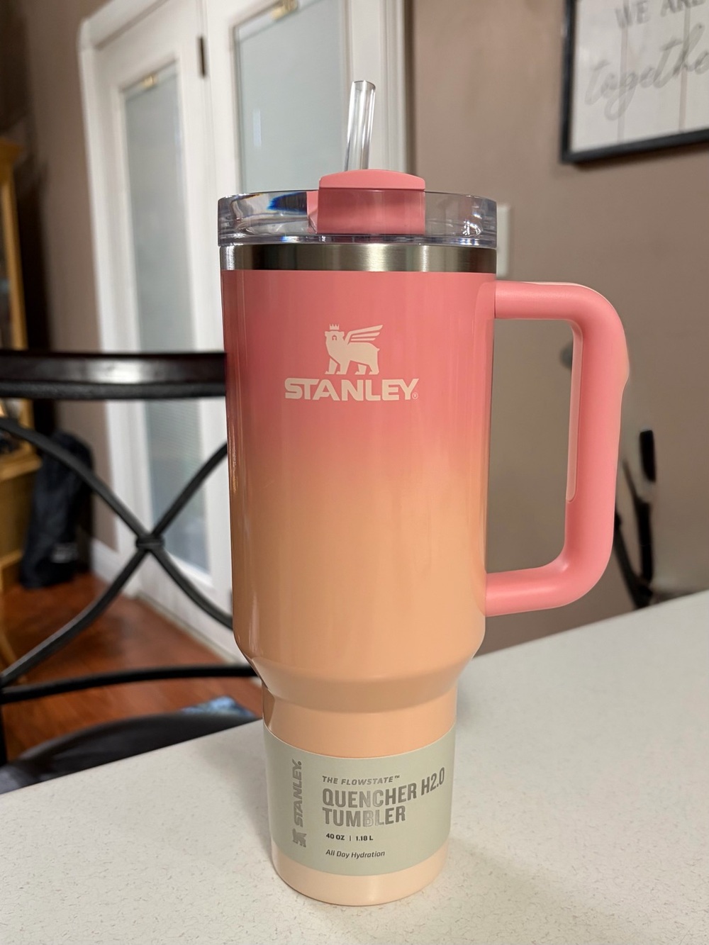 Stanley Pink Mesa Sunset 40oz Quencher NWT